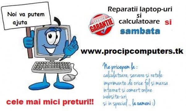 Reparatii calculatoare / service PC / laptop / tablete la domiciliu Oradea