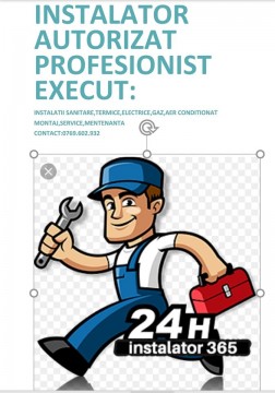 Instalator Bacau profesionist autorizat