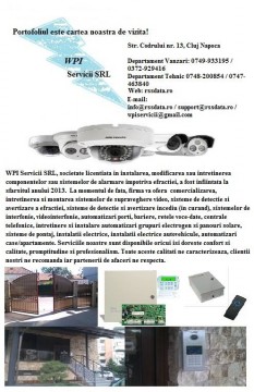 WPI Servicii SRL - Sisteme de securitate