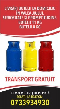 Livrari butelii la domiciliu Valea Jiului