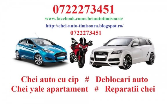 Servicii complete de multiplicari chei auto/camioane/motociclete/yale