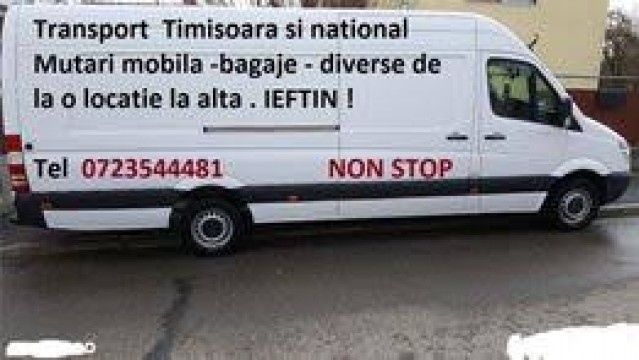Transport marfa - Mutari Mobila - Bagaje - Diverse Obiecte