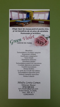 Cabinet de masaj GreenViolet