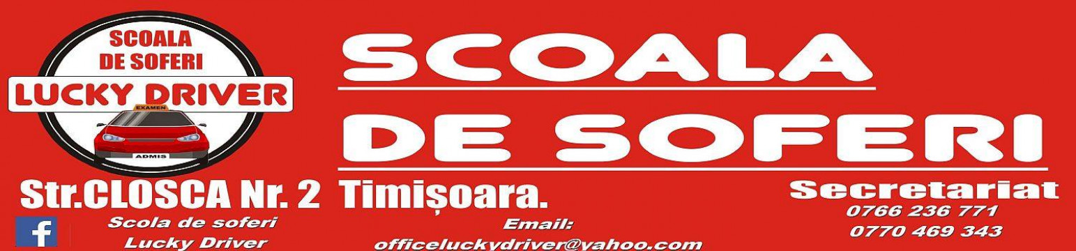 SCOALA DE SOFERI LUCKY DRIVER