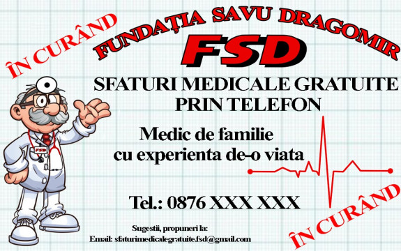 Sfaturi medicale GRATUITE !