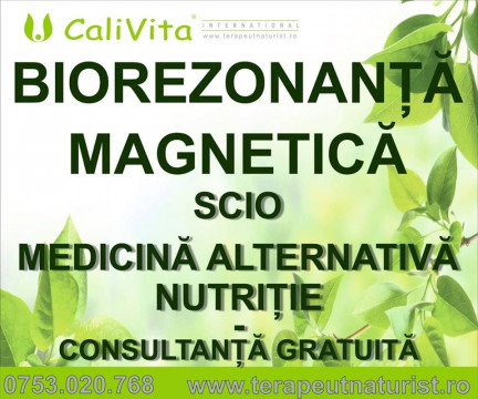 Cabinet biorezonanta magnetica,nutritie si terapii naturiste