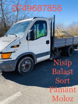 Aduc nisip, balastru, ridic moloz
