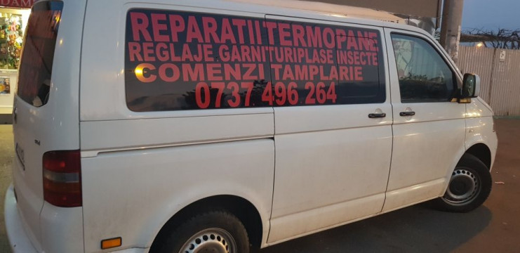 Reparatii termopane, plase insecte, reglaje, garnituri