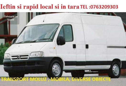 Transport marfa, mutari mobila, diverse lucruri si obiecte