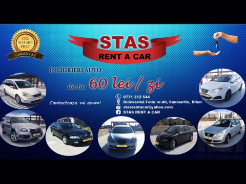 RENT A CAR, inchirieri auto