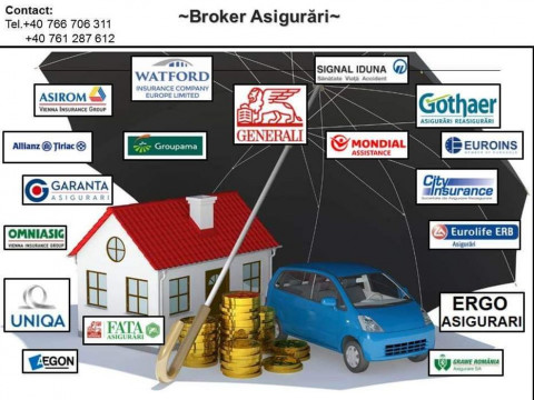 Asigurari RCA, CASCO, locuinta, PAD si multe altele