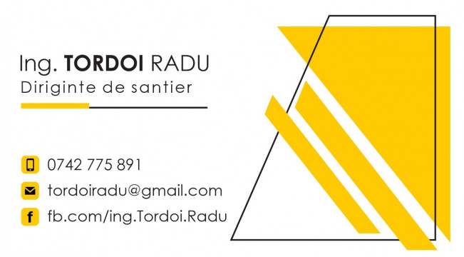 Diriginte șantier constructii -consultanta in constructii - ing.Tordoi Radu