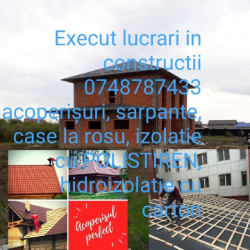 Executăm lucrări în constructii