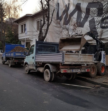 Transport nisip
