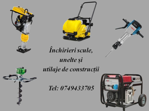 Scule,unelte si utilaje de constuctii de inchiriat Oradea