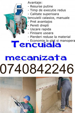 Tencuiala mecanizata