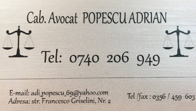 Cabinet de Avocat Popescu Adrian