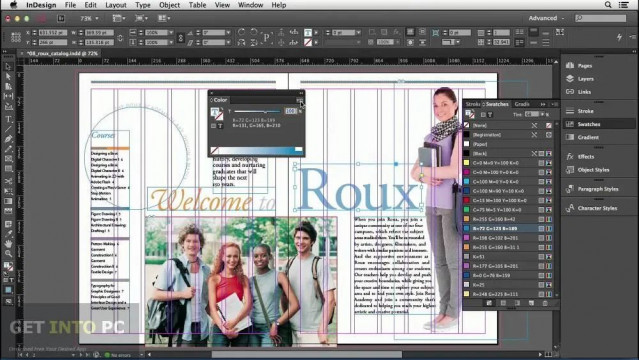 Execut grafic design pentru tipar carti, reviste, brosuri - InDesign - AdPO